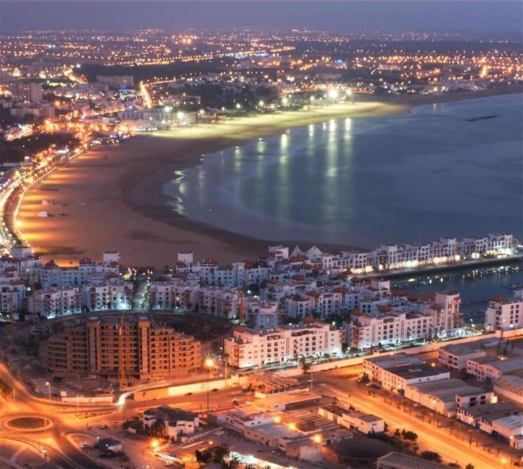 Appartement De Luxe ,Piscine,Parking,Terrasse Agadir Exterior foto